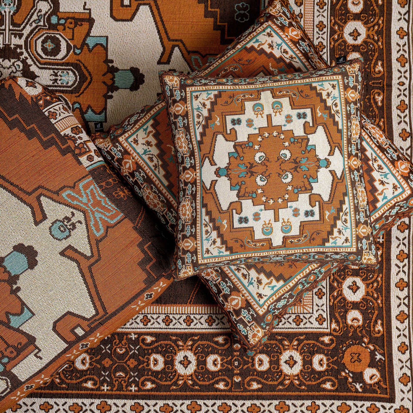 'Norwegian Wood' Woven Scatter Cushion Cover