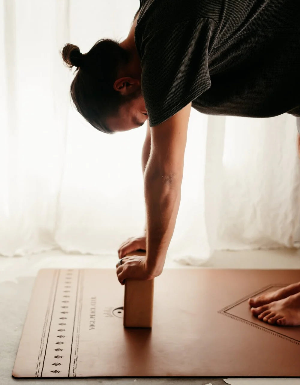 Cork Yoga Block - Sun