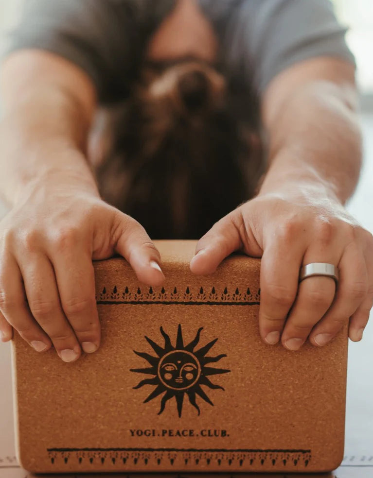 Cork Yoga Block - Sun