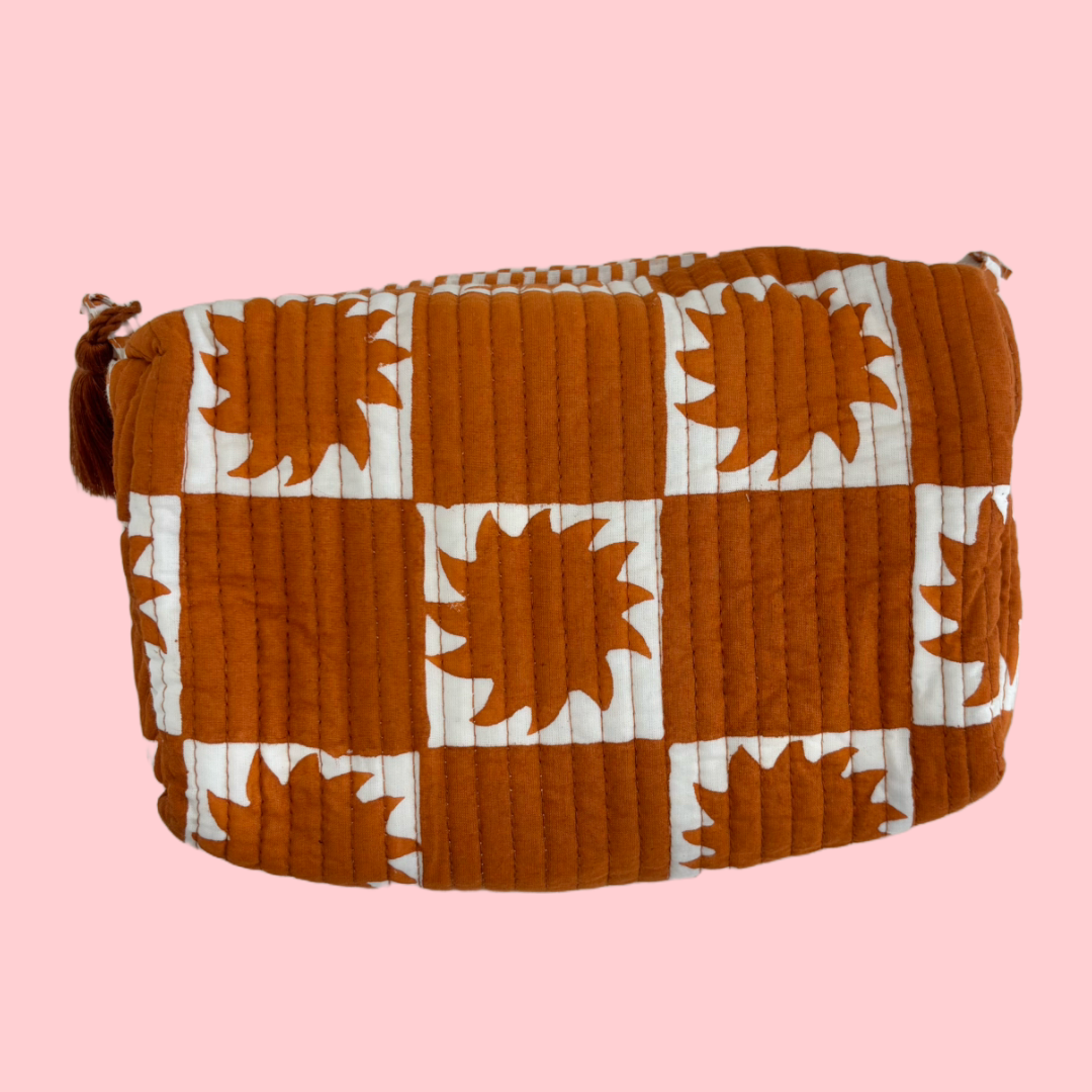 Cosmetic Bag Sunny Tangerine - Large