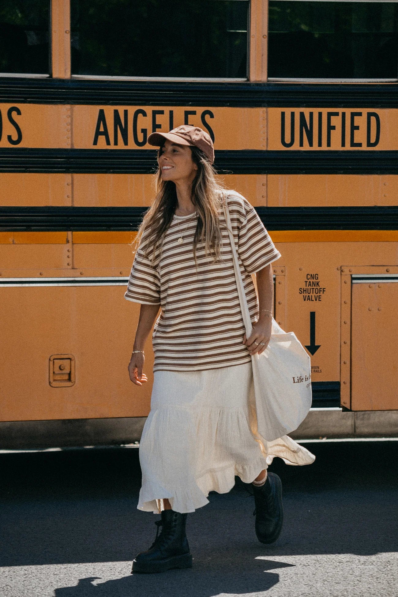 Stripe Textured  Tee  | Unisex