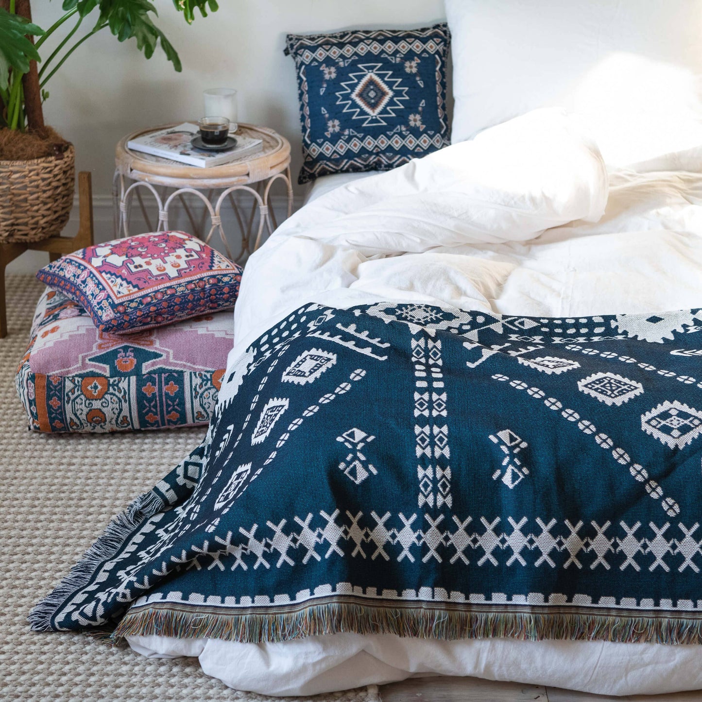 'Strawberry Fields' Woven Scatter Cushion Cover