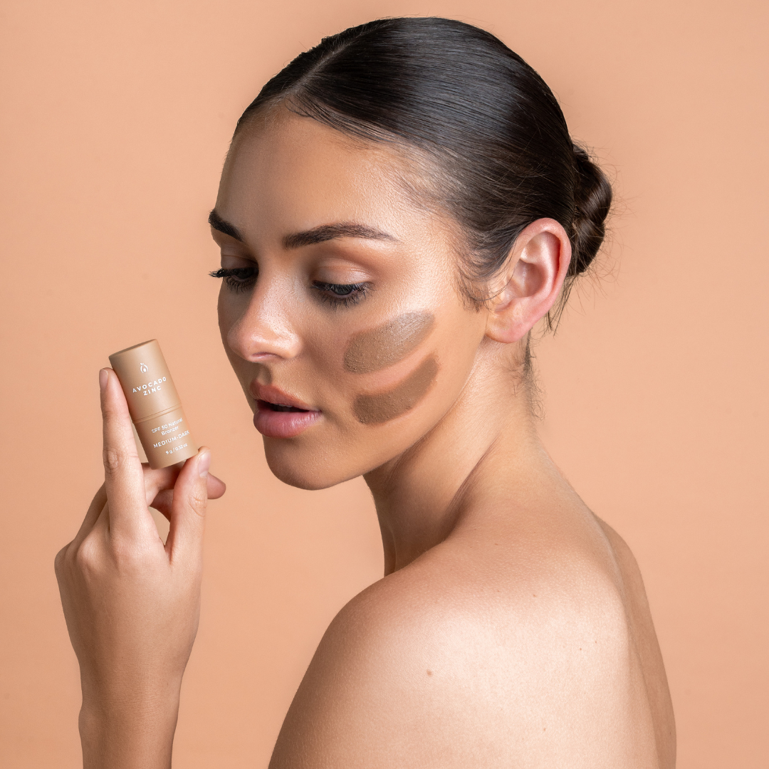 SPF 50 Natural Bronzer: Medium-Dark
