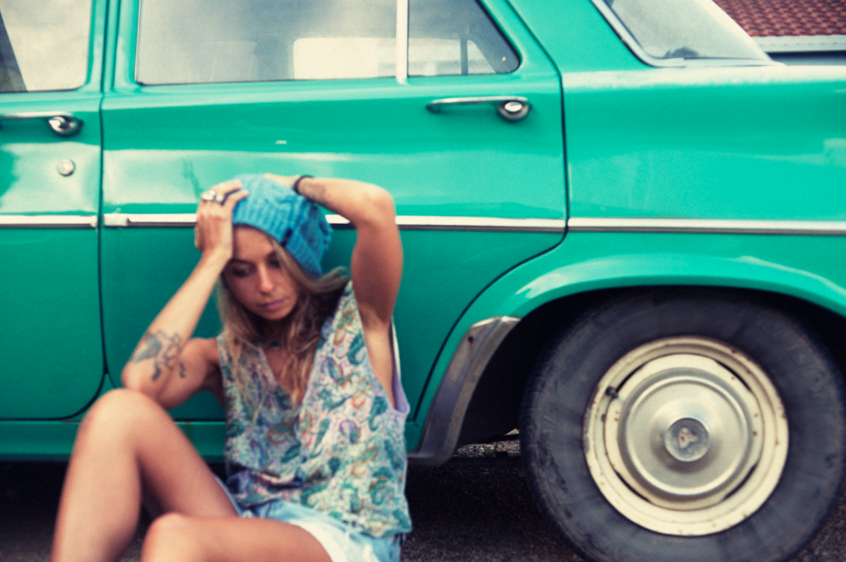 The Consciousness Beanie - Speckled Blue: Blue