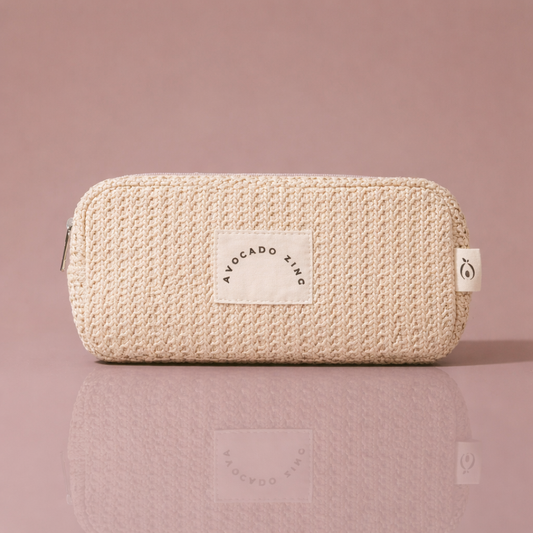 Sand Straw Pouch
