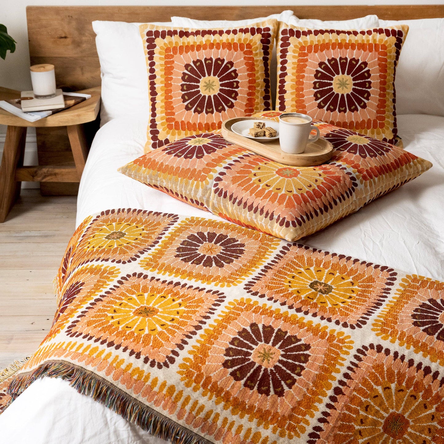 'Eight Days a Week' Scatter Cushion Cover: