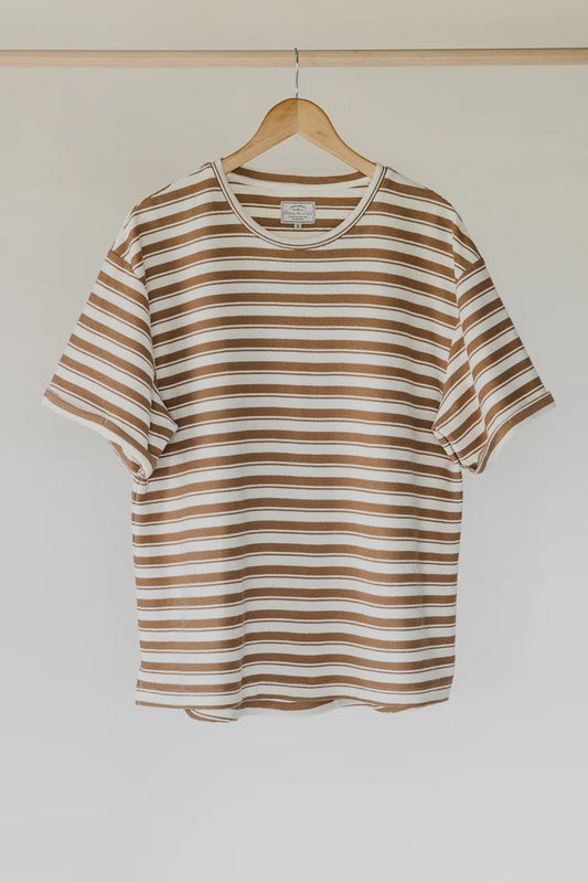 Stripe Textured  Tee  | Unisex