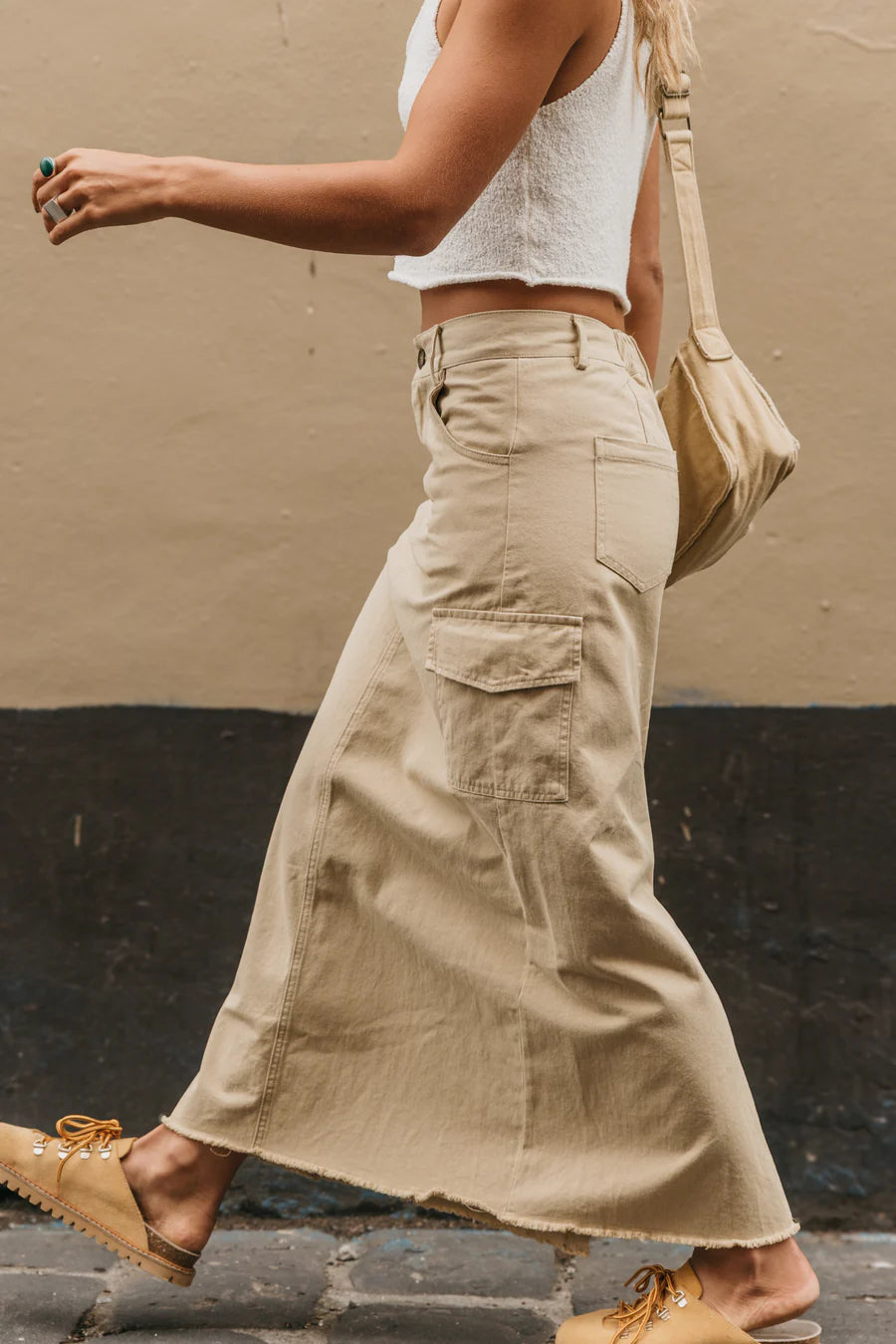 Dune Cargo Midi Skirt