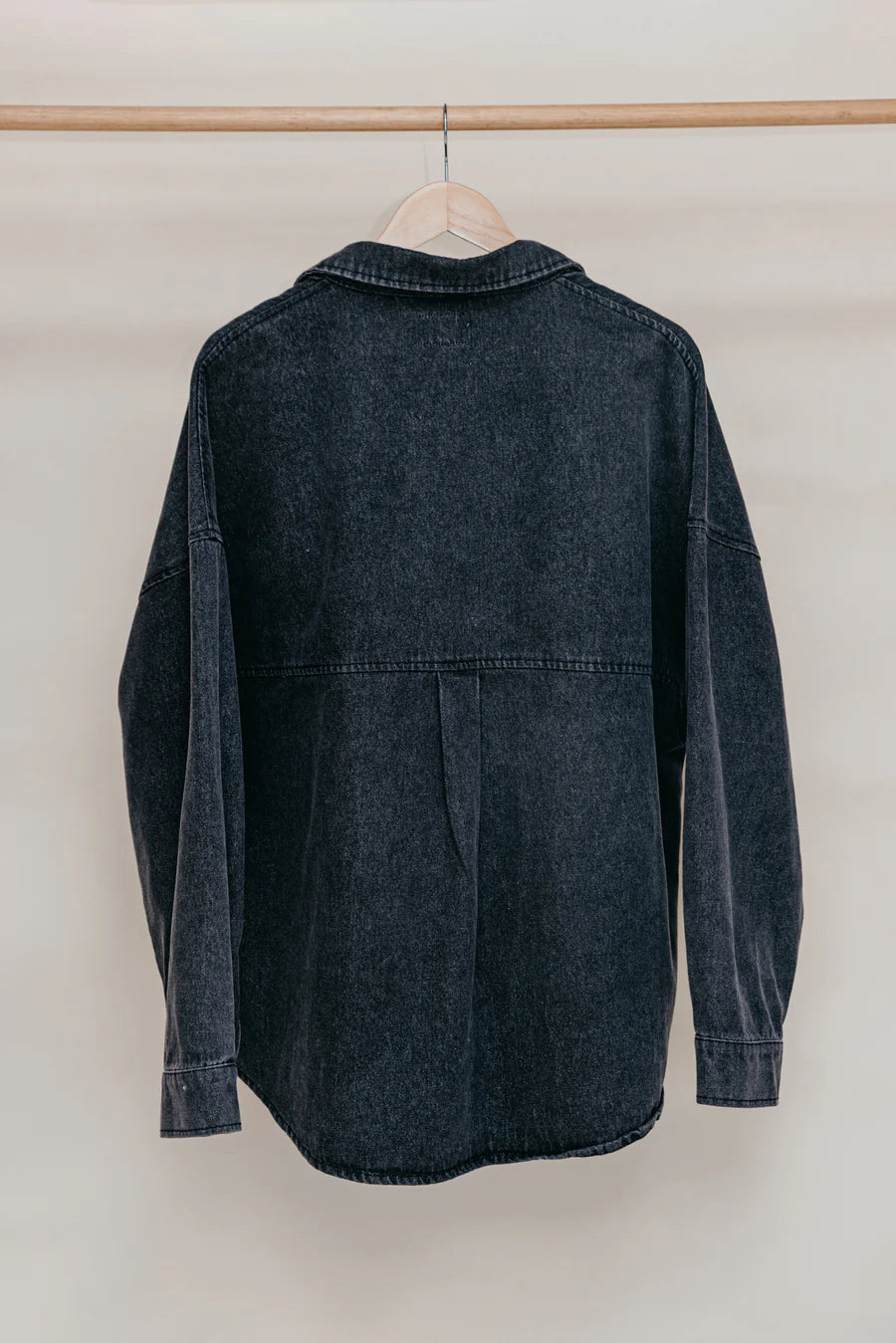 Carter Light Denim Jacket | Washed Black