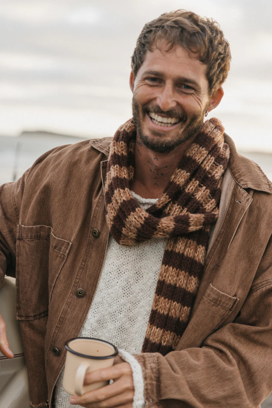 Striped Scarf | UNISEX