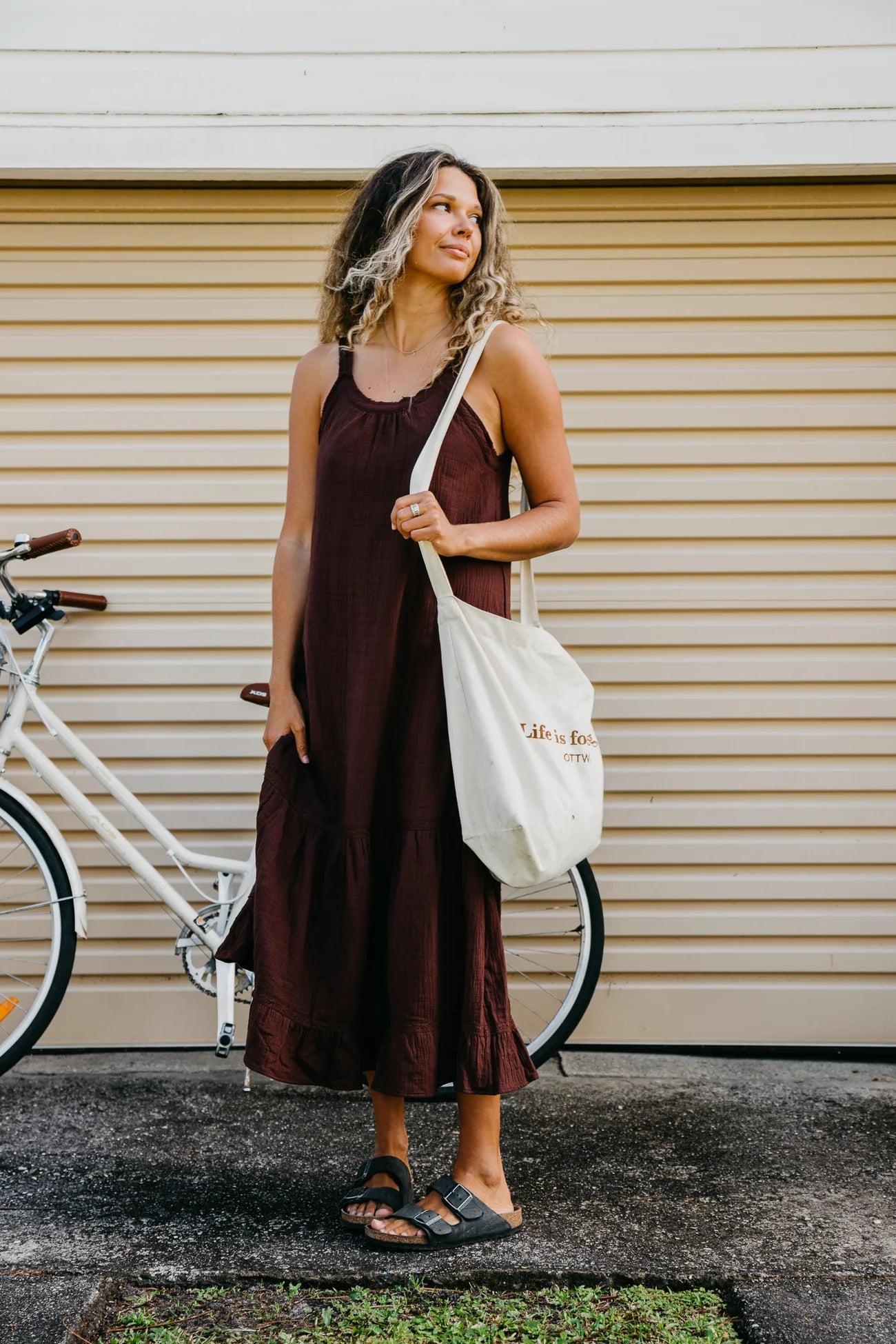 Life Is For Living Tote Bag