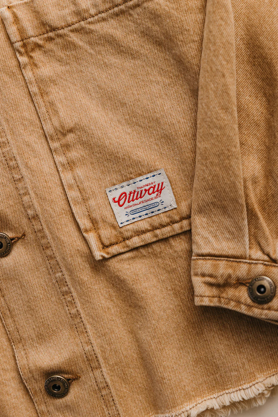 Weston Mustard Denim Jacket  | Unisex