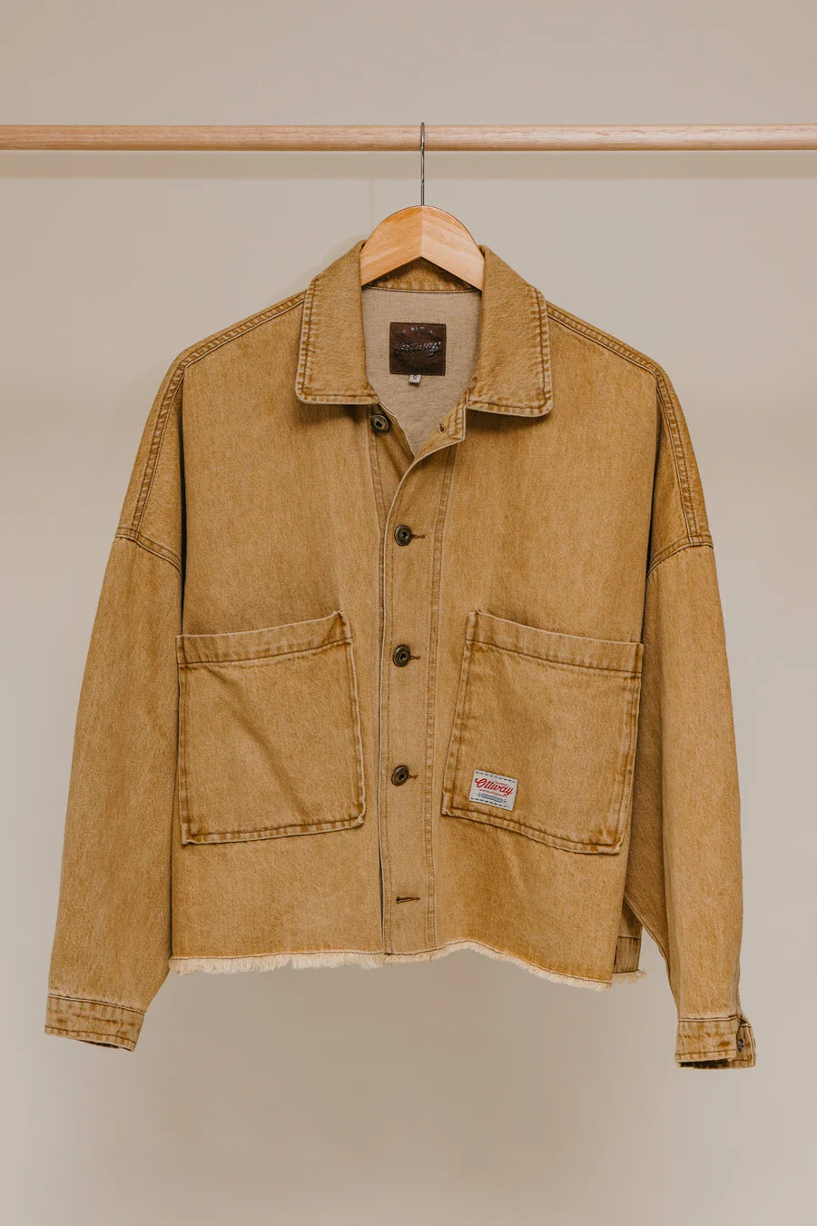 Weston Mustard Denim Jacket  | Unisex