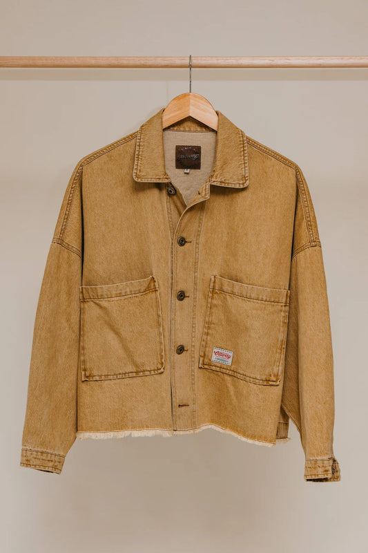 Weston Mustard Denim Jacket  | Unisex