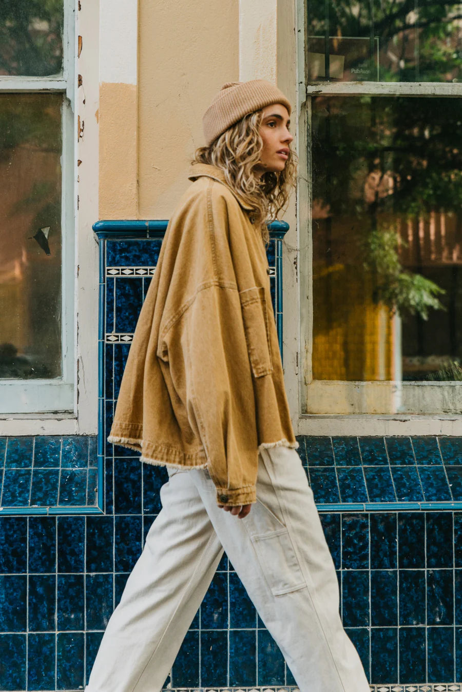 Weston Mustard Denim Jacket  | Unisex