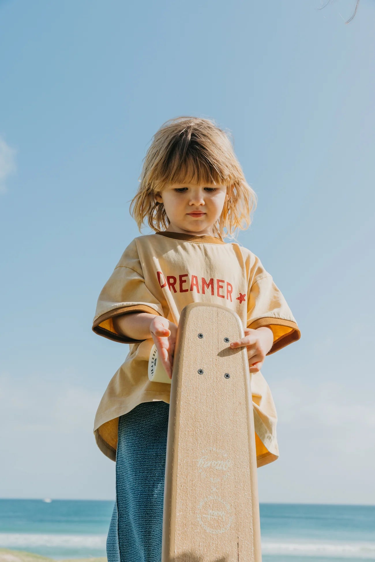 Dreamer Soft Mustard T-Shirt - Kids