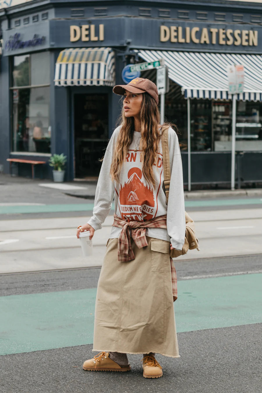 Dune Cargo Midi Skirt