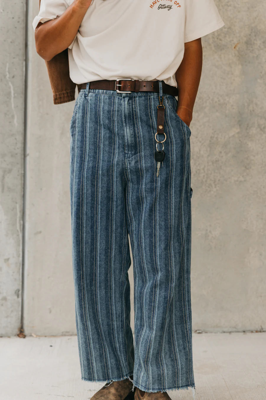 Jagger Washed Denim Pants  | Unisex