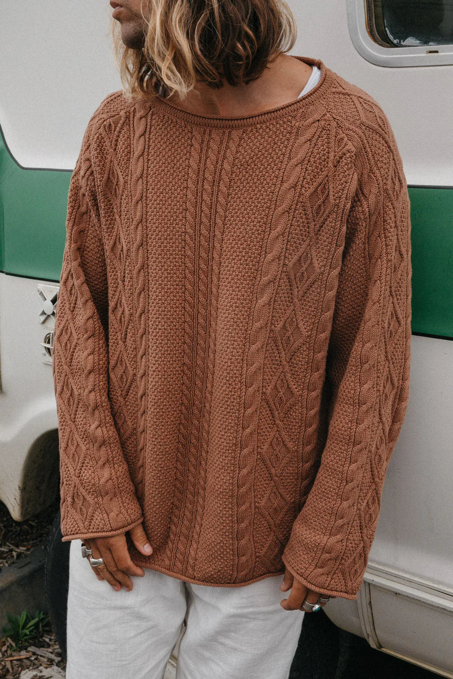 Rory Cable Knit Sweater  | Unisex