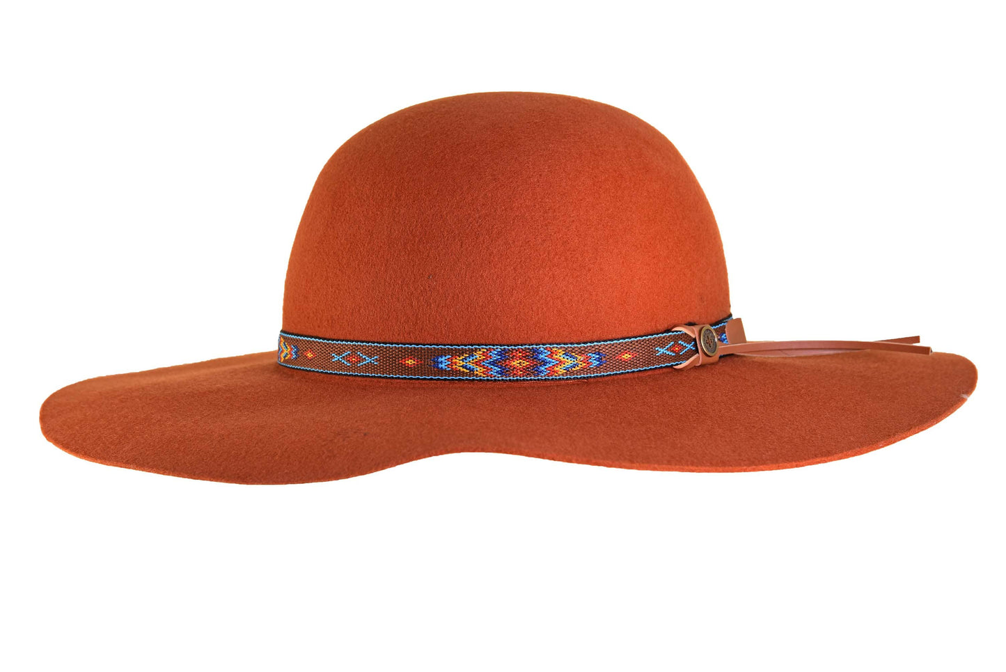 Floppy Felt Hat - Rust | UNISEX