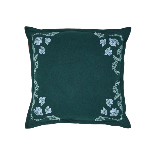 Hemp Cushion Cover - Teal
