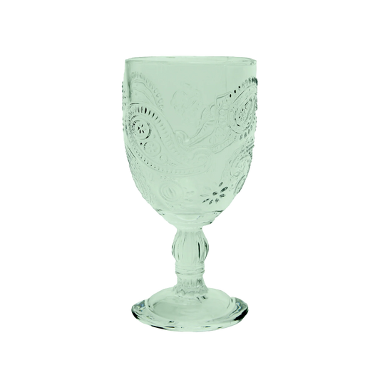 Goblet Glasses Green - Set of 2