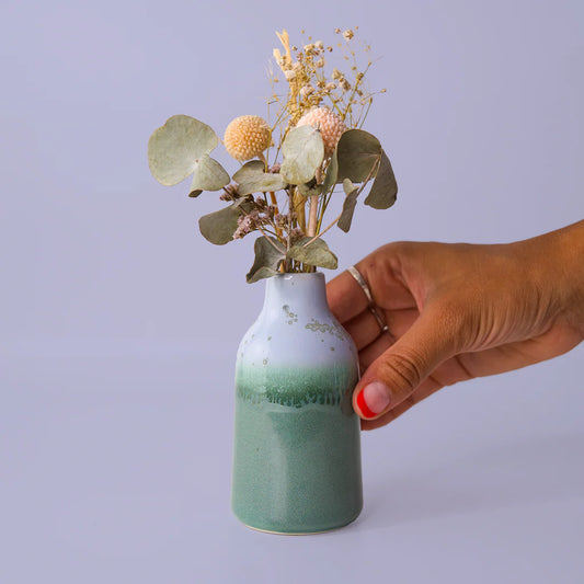 Odessa Ceramic Vase - Ocean Jasper