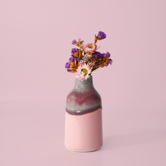 Odessa Ceramic Vase - Pink Flamingo