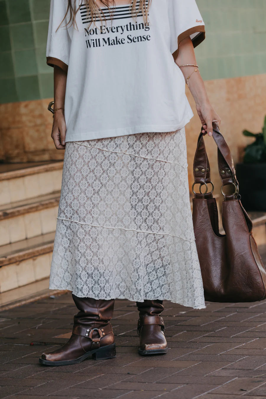 Moonlace Midi Skirt