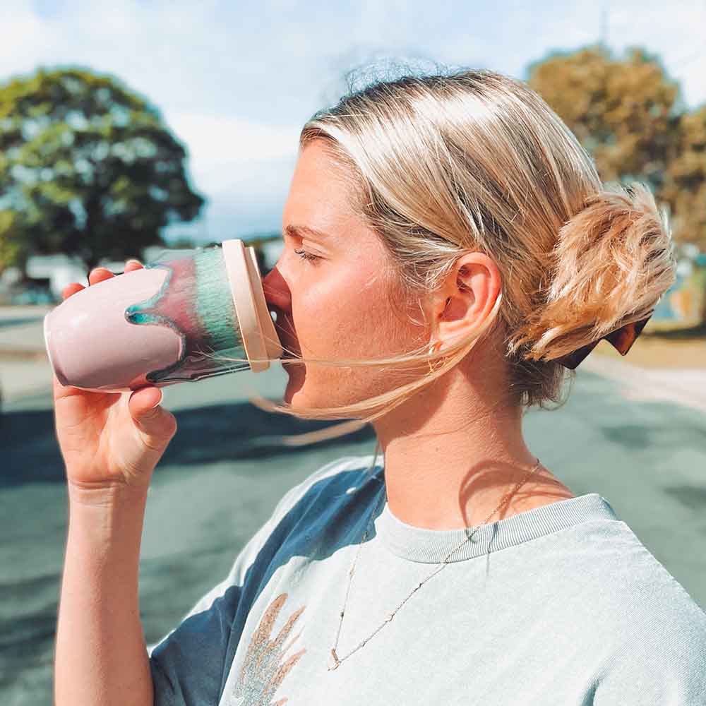 The Pink Flamingo Reusable Coffee Mug