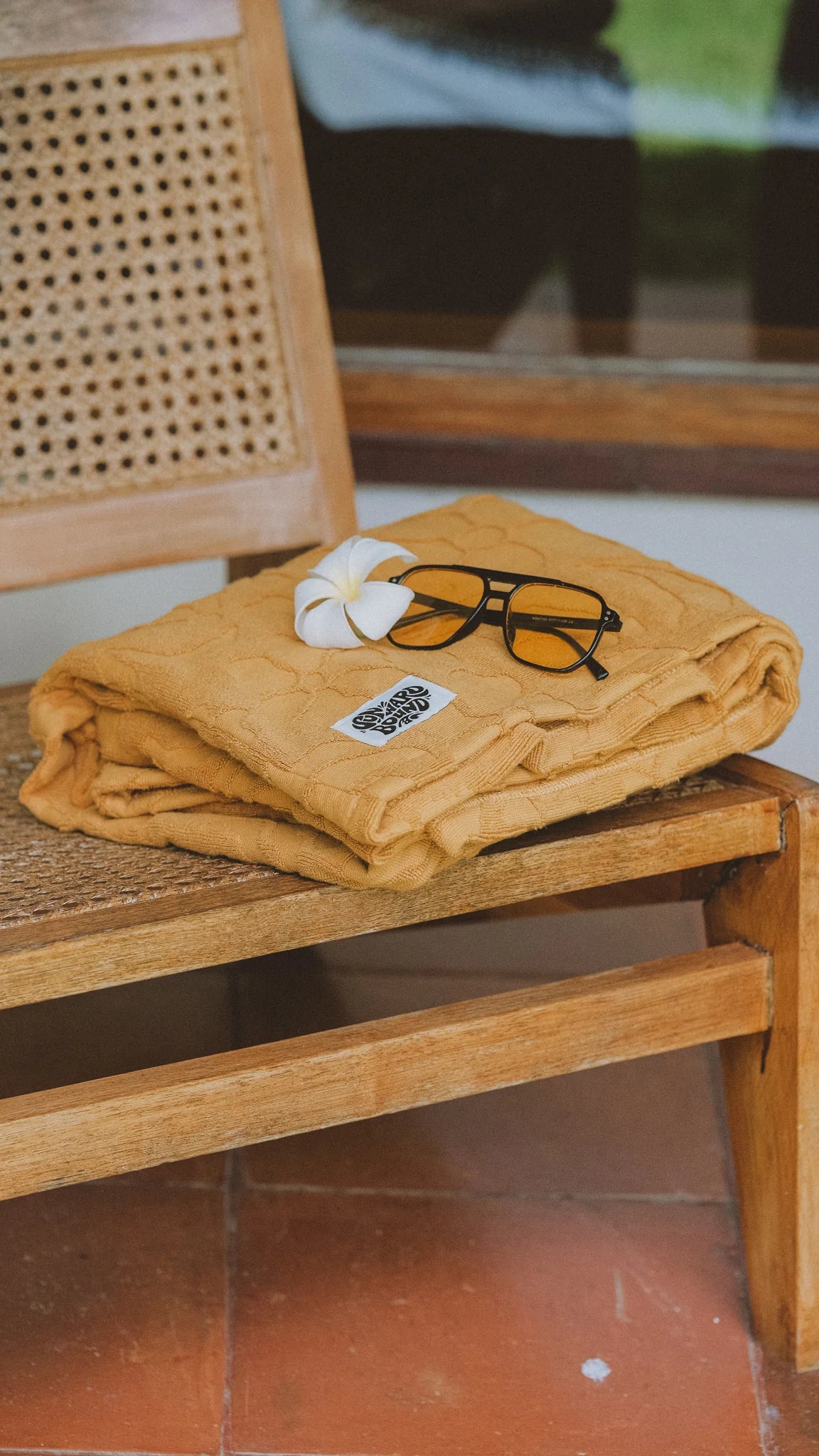 Hooded Changing Towel - Turmeric