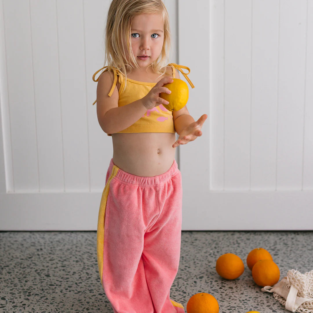 Ciao Tutti Relaxed Pants | Pink Icing/Golden Cream