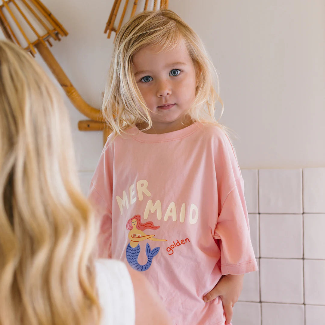 Mermaid Mid Sleeve Tee