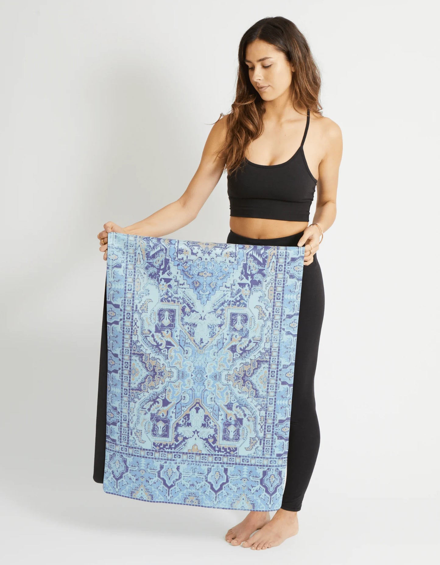 Travel Yoga Mat Oasis Blue 1 mm