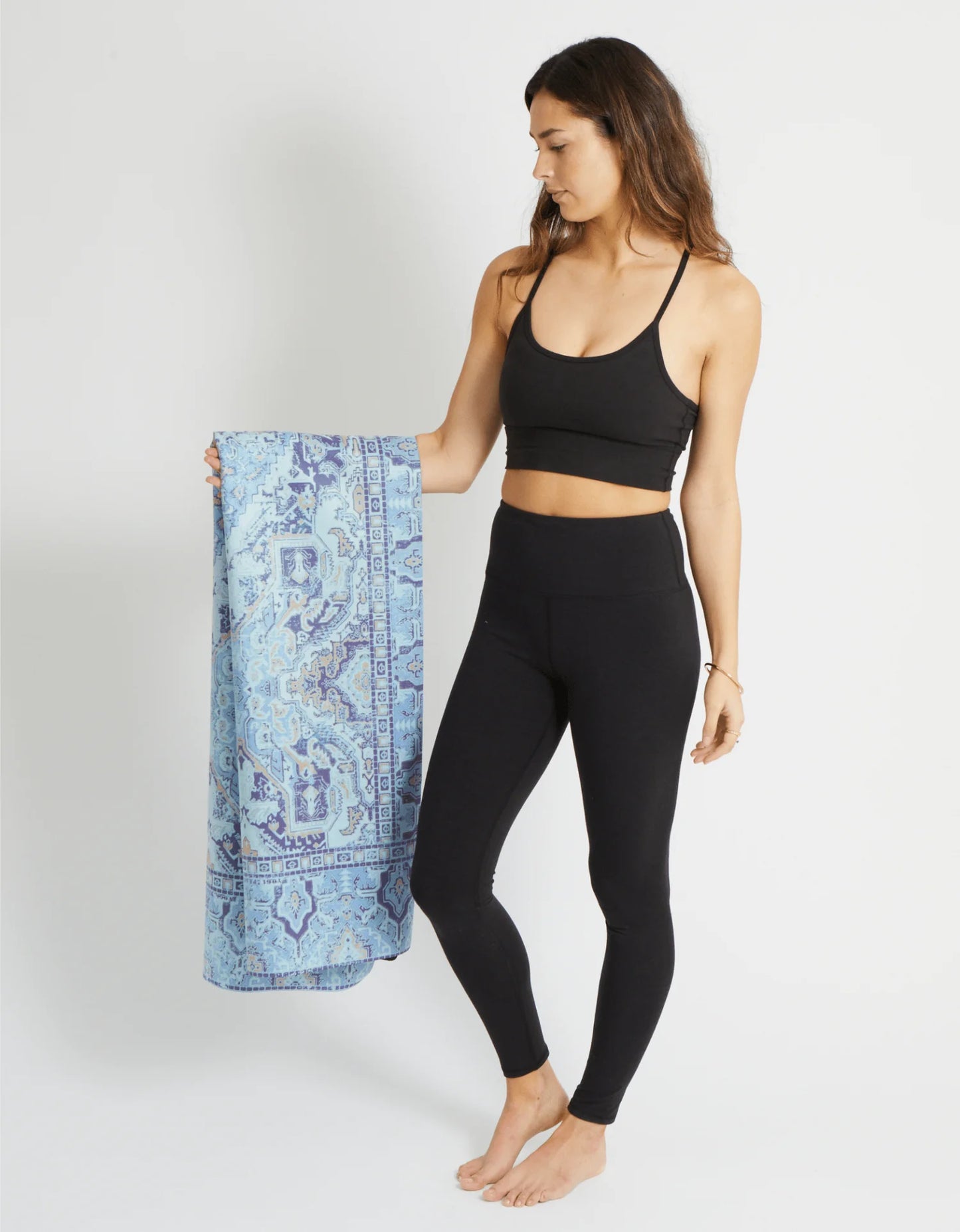 Travel Yoga Mat Oasis Blue 1 mm