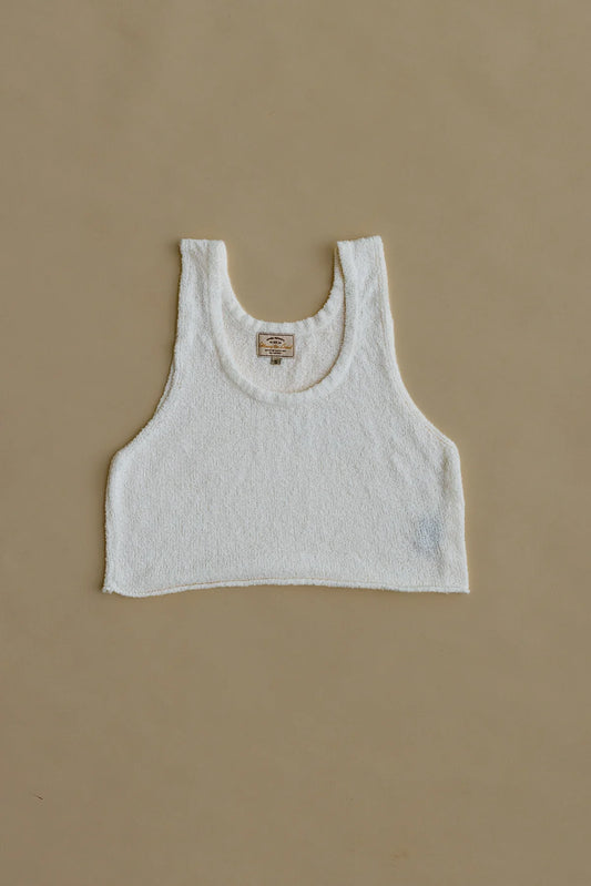 Maya Knit Tank | White