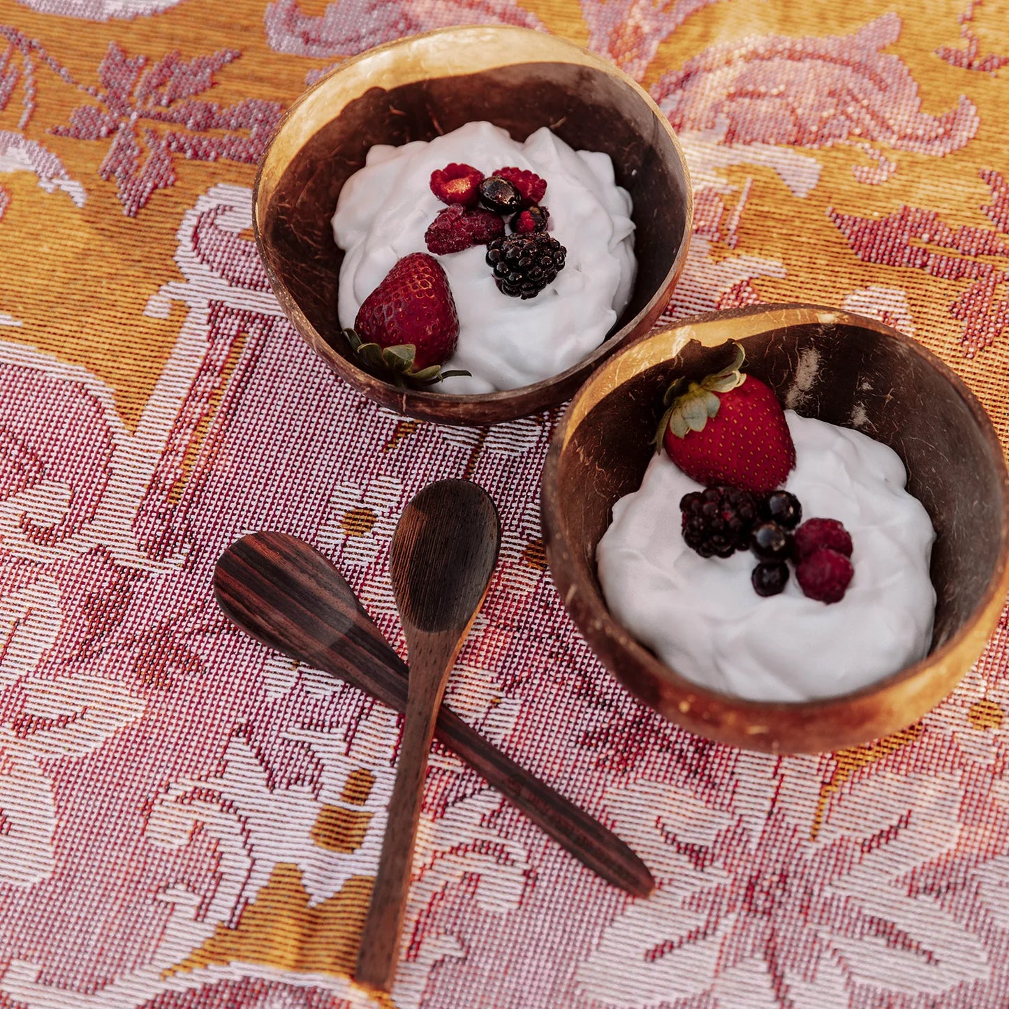 Ornate Floral Throw - Rose