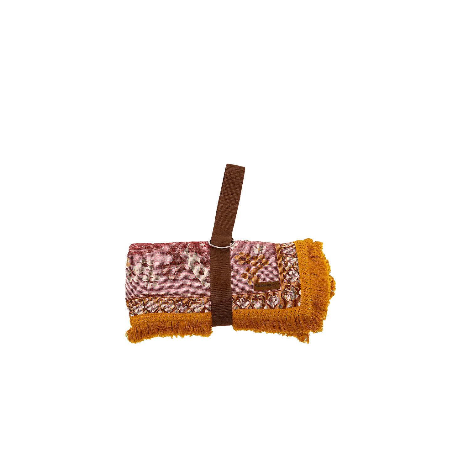 Ornate Floral Throw - Rose