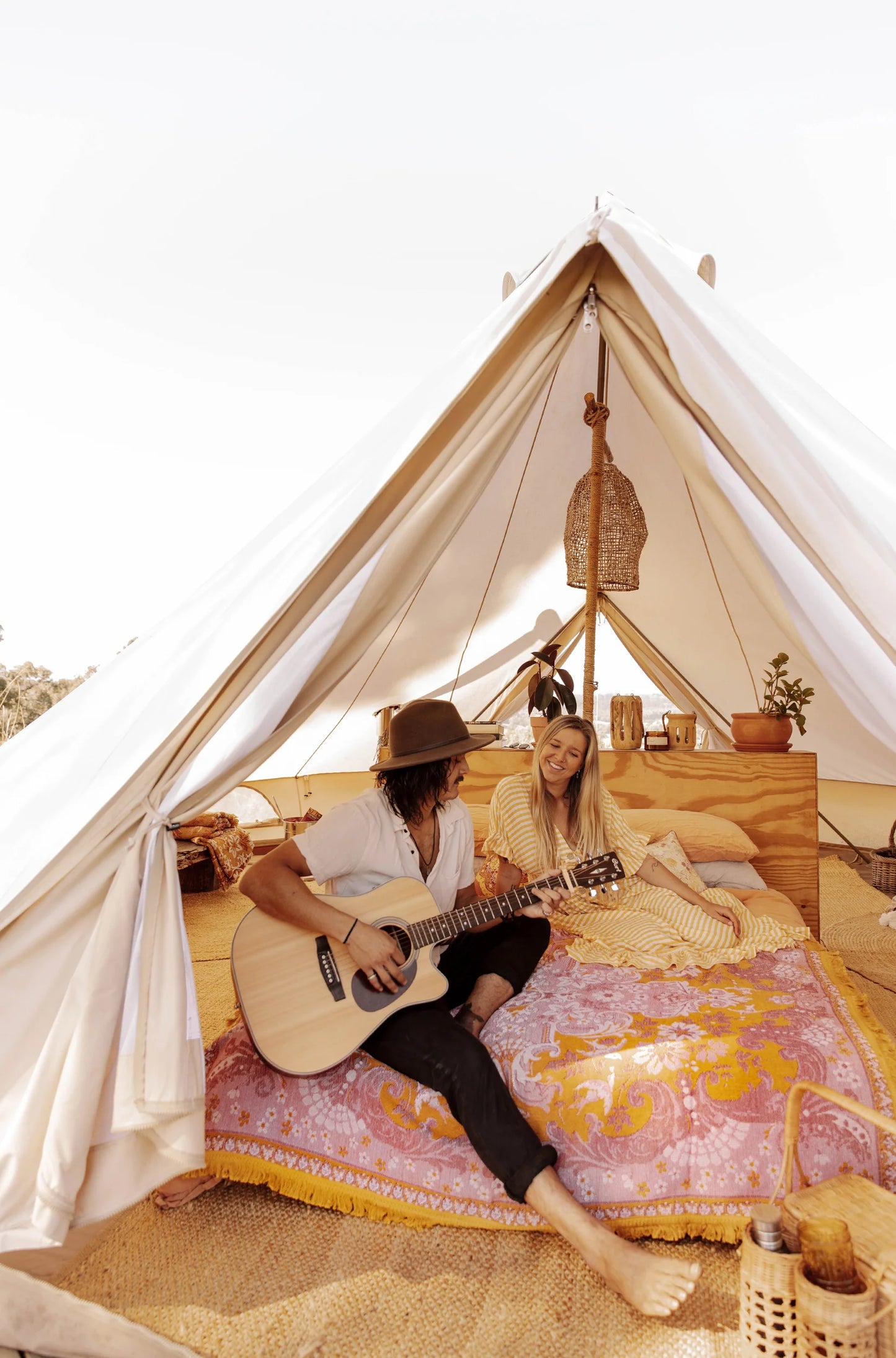 Ornate Floral Throw - Rose