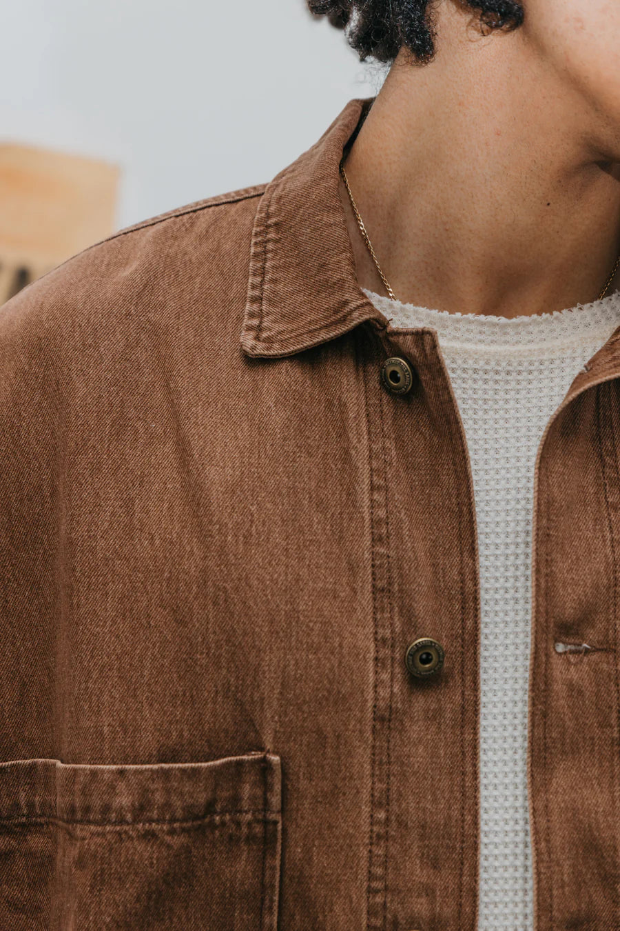 Weston Dark Brown Denim Jacket  | Unisex
